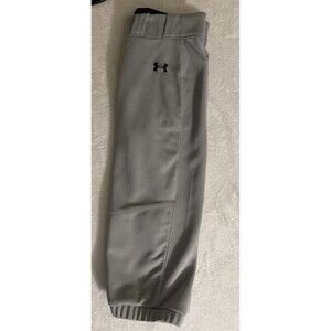 Under Armour Youth Boys/Girls Baseball/Softball Pants XL.  Elastic Bottom. Gray